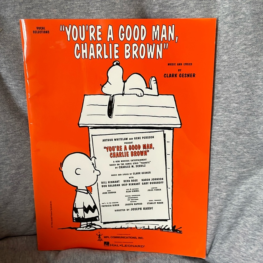 “You’re A Good Man, Charlie Brown” Vocal Selections Sheet Music